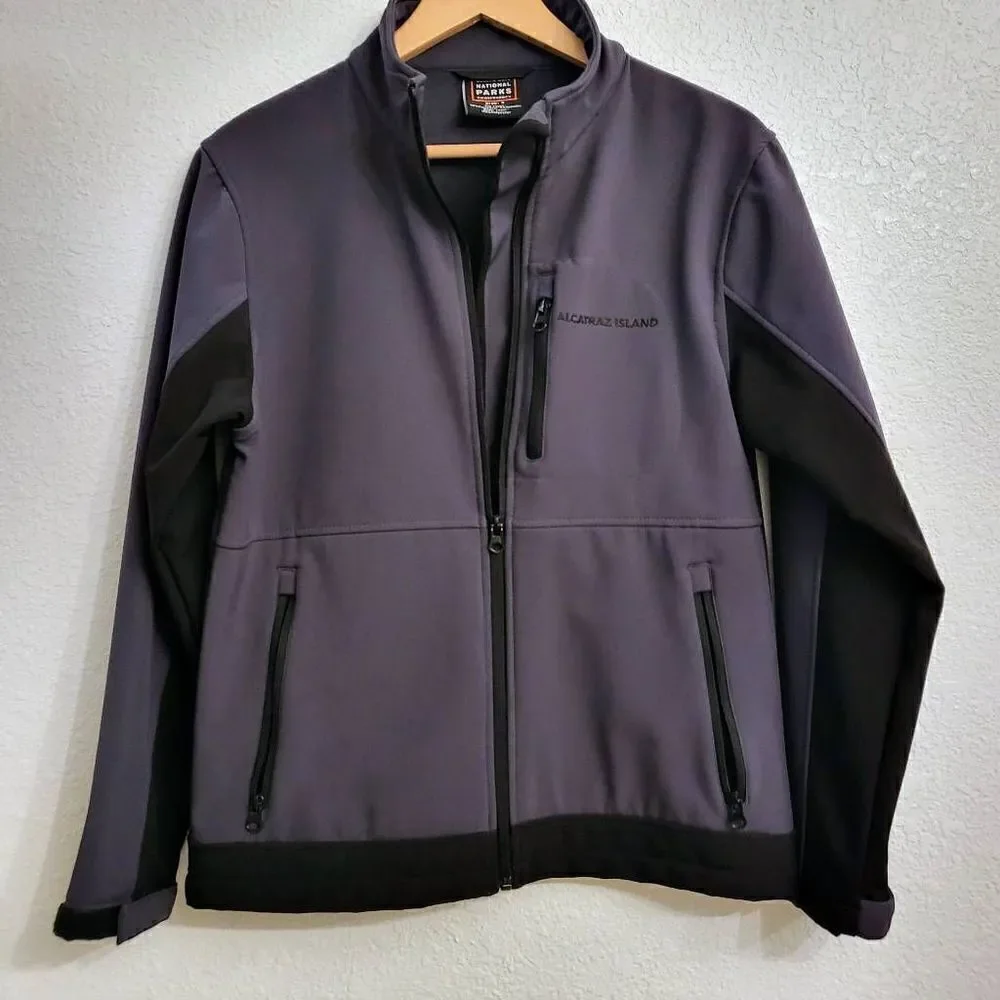 Alcatraz Softshell Unisex Jacket: Full zip Fleece-lined, National Park  Outdoor